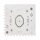 Alt Img | Single foam tile close-up with geometric pattern and edge detail from the toddlekind baby toddler foam modern designer puzzle play mat haven amira seagrass. Alt Img