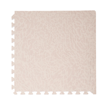 Close-up of a single textured tile from toddlekind baby toddler foam modern designer puzzle play mat haven wild dune showing soft cushioned surface. Alt Img