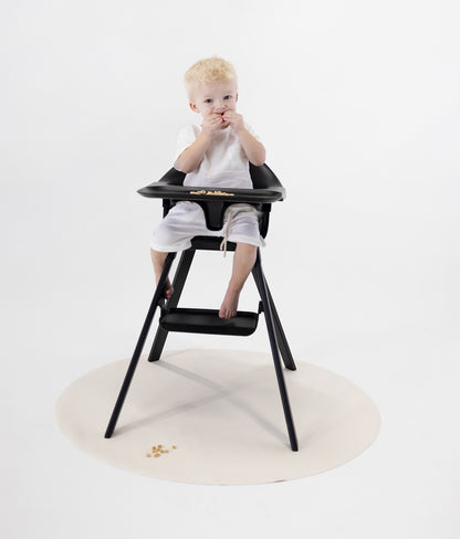 Premium High Chair Splat Mats | Naturals - Alabaster