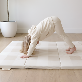 Foldable Tumble Playmat | Arden - Dove | Toddlekind