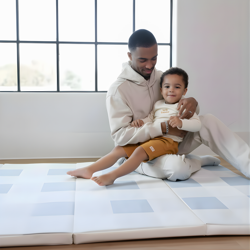 Foldable Tumble Playmat | Arden - Tide | Toddlekind