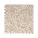 Single foam tile close-up with ornate pattern and edge detail from the toddlekind baby toddler foam modern designer puzzle play mat haven wild terra clay.
Alt Img