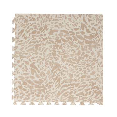 Single foam tile close-up with ornate pattern and edge detail from the toddlekind baby toddler foam modern designer puzzle play mat haven wild terra clay.
Alt Img