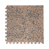 Single foam tile close-up with ornate pattern and edge detail from the toddlekind baby toddler foam modern designer puzzle play mat haven wild driftwood.
Alt Img