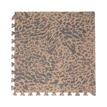 Single foam tile close-up with ornate pattern and edge detail from the toddlekind baby toddler foam modern designer puzzle play mat haven wild driftwood.
Alt Img