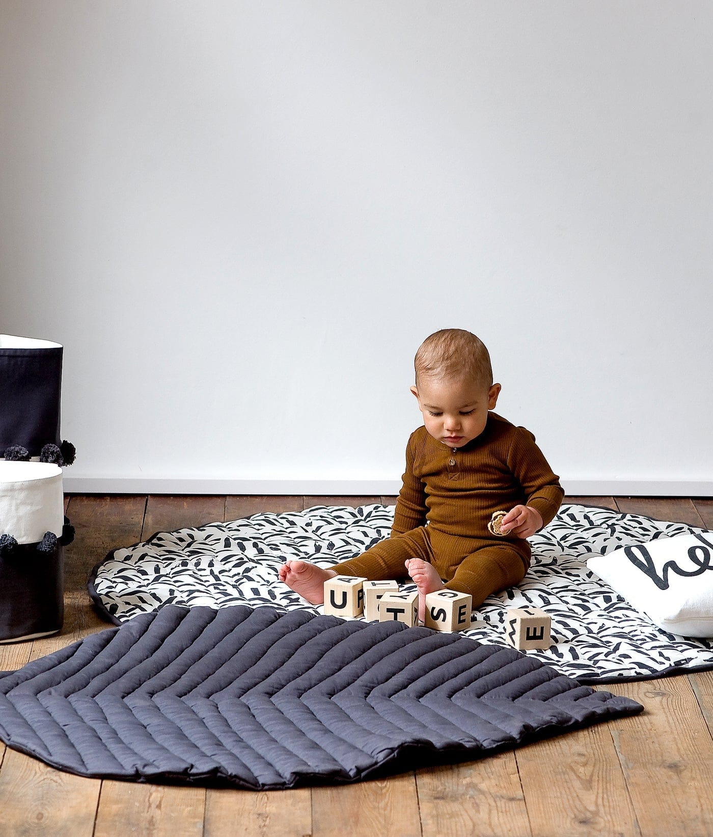 Quilted Cotton Reversible Playmats | Anchor